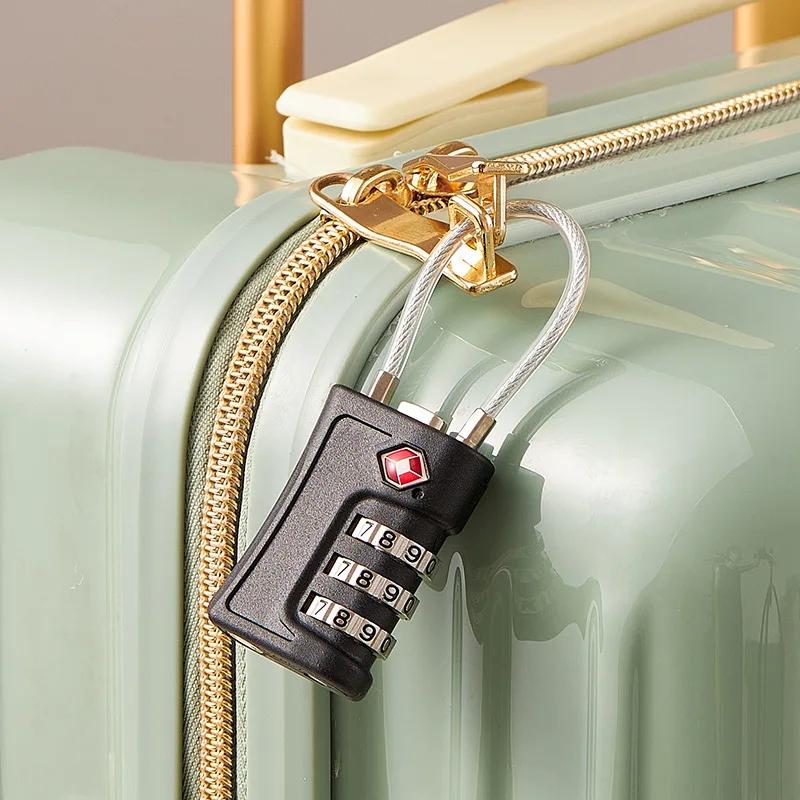 ZEXEF New TSA Customs Colorful Code Lock for Travel Luggage Password Changeable Lock Contrast Design 3 Digit Combination Lock