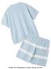 Gelato Pique Doraemon Jacquard Pullover Shorts Set Women's & (PWNT254005 BLU)