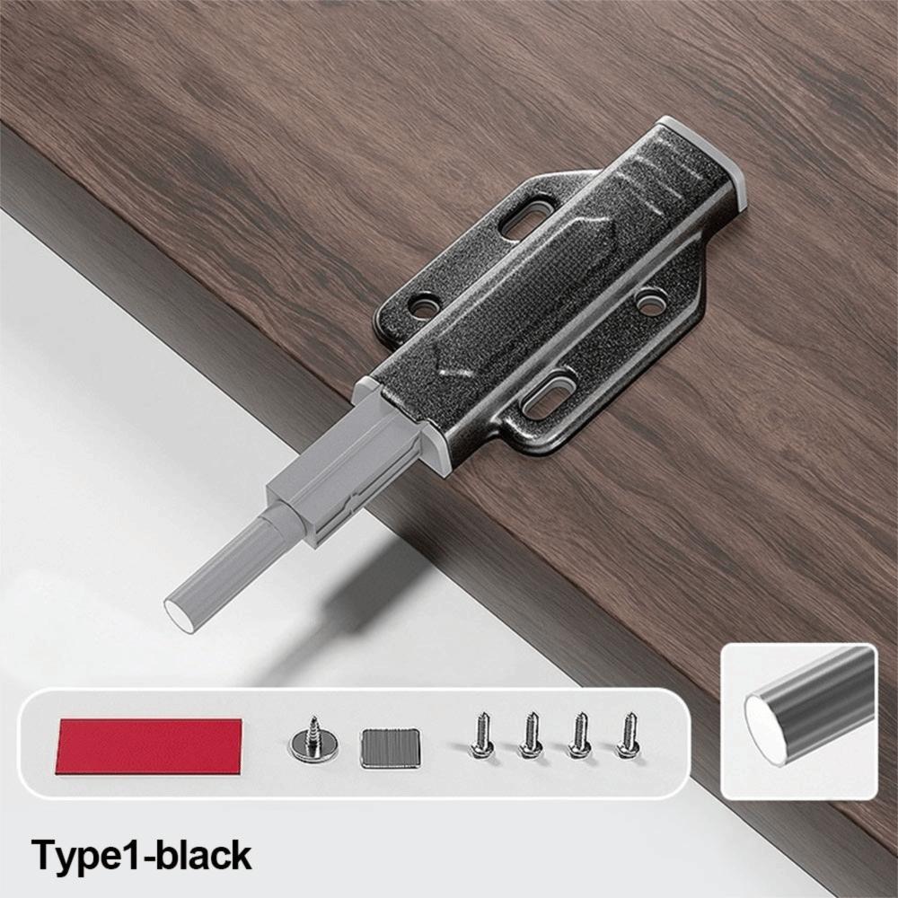 

Plastic Cabinet Catches Damper Quiet Close Noise Reduction Hidden Cabinet Rebounding Device Drawer Soft Close Damper Closer