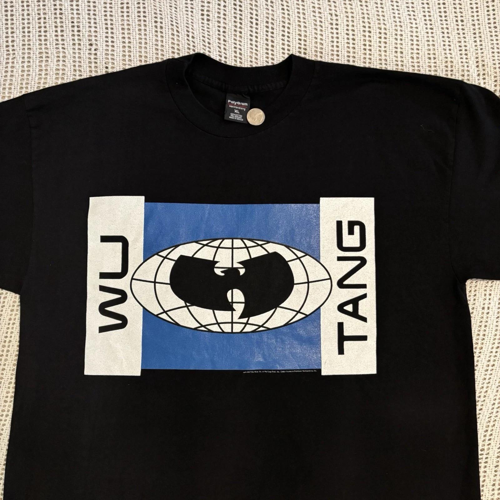 

Vintage Wu Tang T Shirt 90s Rap Polygram Wu Wear Black 1997 RARE -Men’s XL XL