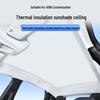 Ai Chi Suede Electrostatic Sunshade Canopy for Sunroof Protection