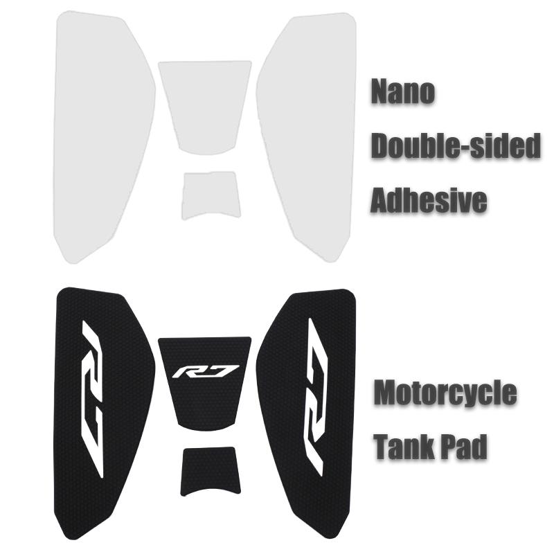 Motorcycle Tank Pads For YAMAHA YZF R7 YZFR7 YZF-R7 Fuel Tank Stickers Protector Knee Non-slip Pad Tank Grips