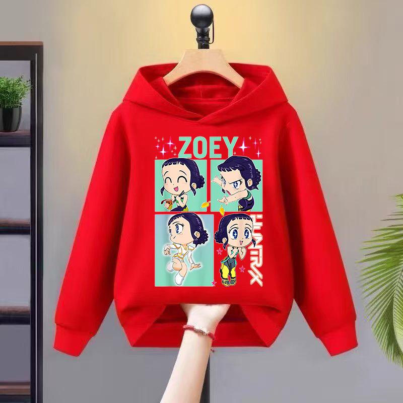 Hanorace Sweatshirturi Fete Hanorac Stilat cu Imprimeu Desene Animate Hanorac Casual Confortabil Croială Lejeră