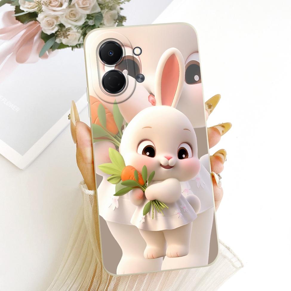 Phone Case For Tecno Spark Go 3 KN3 Cover For Techno Spark Go 3 Casing Aesthetic Luxury Fashion Flowers Kawaii Cute Painted