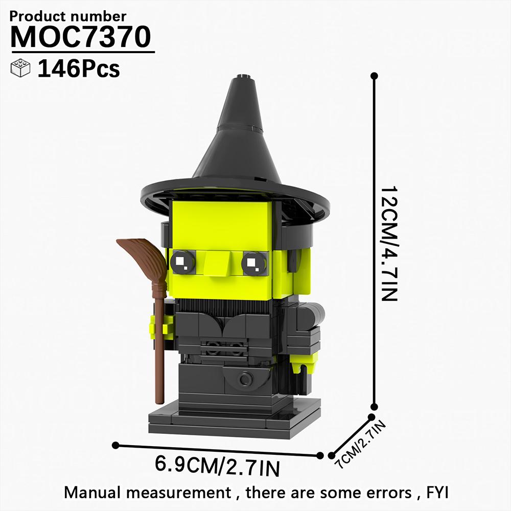 MOOXI Various Cartoon Movie SpongeBobed Stitched BrickHeadzed MOC Brick Model Kit DIY Children Toy Building Block Set Adult Gift