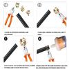 10PCS Practical Fastener 4mm-13mm Water Tube Clamps Spring Clip  For Motorcycle Scooter Car Vehicle