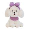 Teddy Bowknot Dog Plush Toy Stuffed Animal Doll Bedroom Decoration Gift Kids