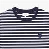 MaiSon KiTSune Men S Long Sleeve T ShirT Bold Fox Head paTch STripe Pm00122kj004