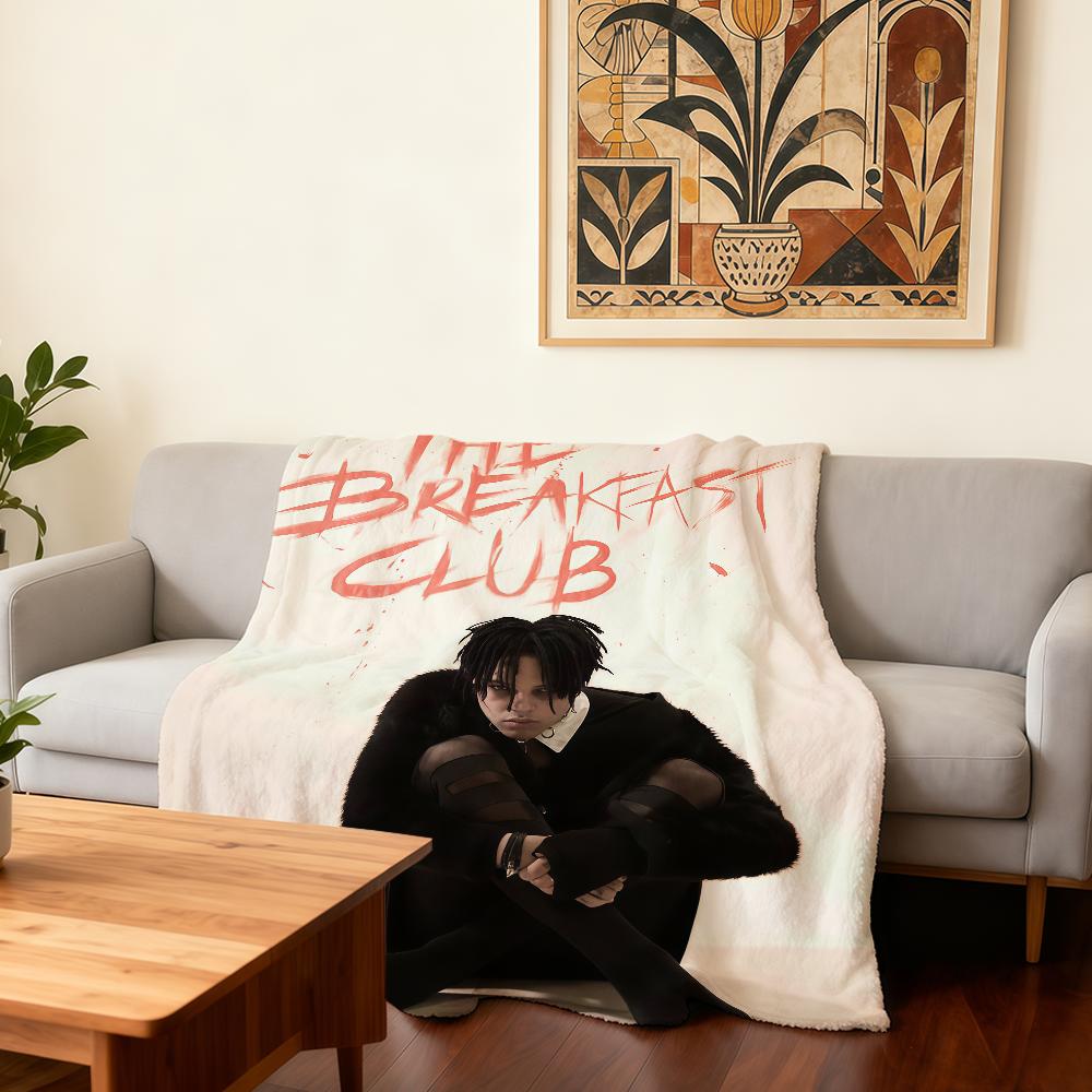 Rapper P-Poorstacy Blanket Super Warm Comfortable Plush Throw Blanket Child Home Sofa Bedroom Gift 30x40in