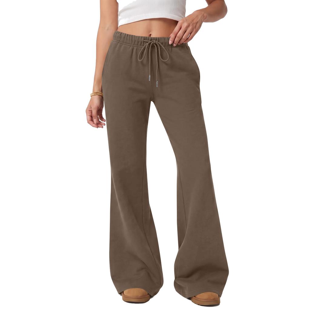 Women's Jogger Sweatpants with Pockets, Color Casual Pants with Cuffs