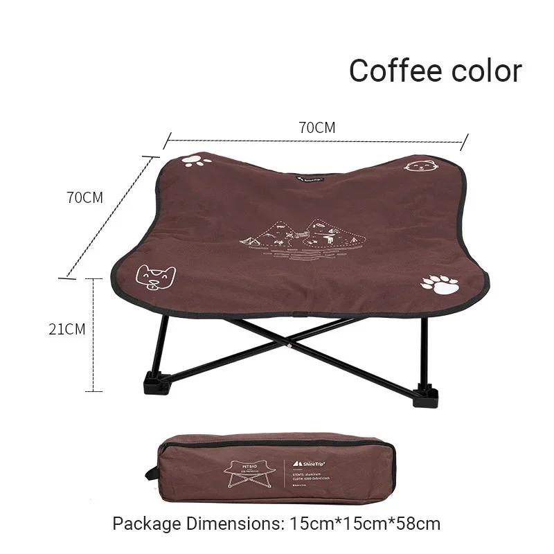 Summer Outdoor Small Dog Chair All-Season Universal Pet Bed Moisture-Proof off Ground Cat Kennel Dog Marching Bed