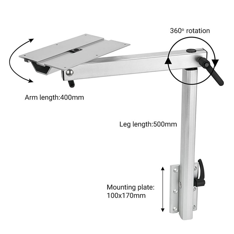 RV Yacht Rotating Table Leg Removable Foldable Table Leg  Table Leg Campervan Marine Table Leg