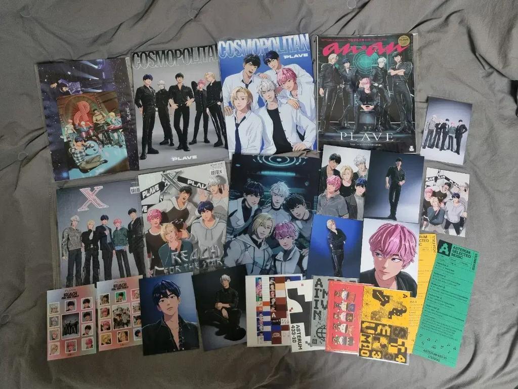PLAVE Poka, birthday kits, SIG, official kits, binders, magazines, etc. Used