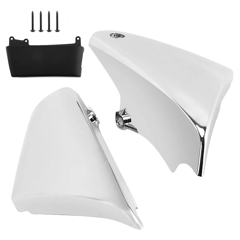 

Chrome Motorcycle Battery Side Fairing Covers Frame Guard Protector For Kawasaki Vulcan VN900 Classic Custom 2006-2020