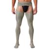 Mens Crotchless Pantyhose Floral Lace Design Open Leggings One Piece Garter Stockings Club Wear