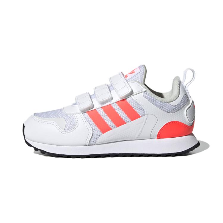

Adidas Originals ZX 700 HD Comfortable Round Toe Slip Resistant Abrasion Resistant Low top Kids Running Shoes White GY3296 30