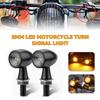 Motorcycle LED Turn Signal Light Bullet Clignotant Moto Flasher Lamp Mini LED Turn Signal Lights 12V 8mm Moto Indicator Blinker