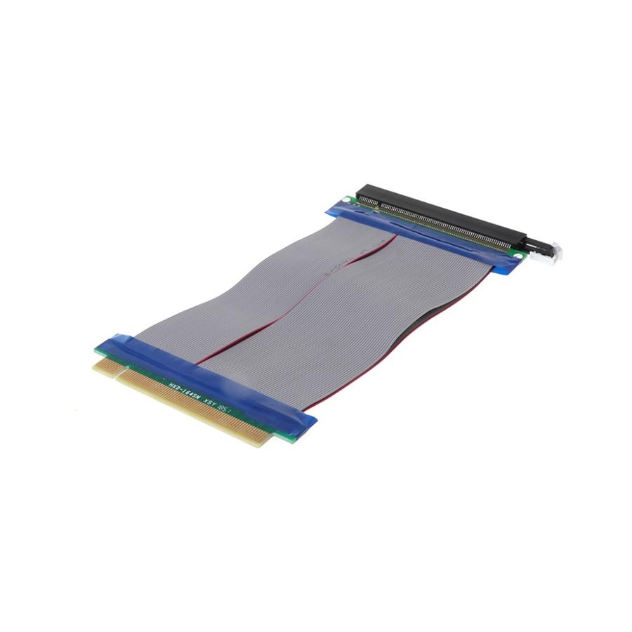 4 Pcs PCI-E Express 16X-16X Riser Card Extender Ribbon Flexible Extension Cable
