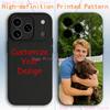 DIY Phone Case For iPhone All Models 17,16,15,14,13,12,11,Pro,Max,Plus,X,XS,SE4,Mini,Customized Photo Soft Black Silicone Case