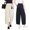 Spring Collection: Women's High-Waisted Loose Wide-Leg Cropped Pants - Slimming & Versatile for Petite Figures