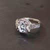 Moissanite Oval Cut Gemstone With 925 Sterling Silver Ring For Men's #B293 JL375681949004