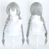 Zootopia Judy Hopps Cosplay Wig With Silver Twisted Buns For Women