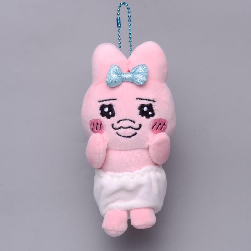 Head Pants Rabbit Plush Keychaintoy Cartoon Animal For Girls Accessory Backpack