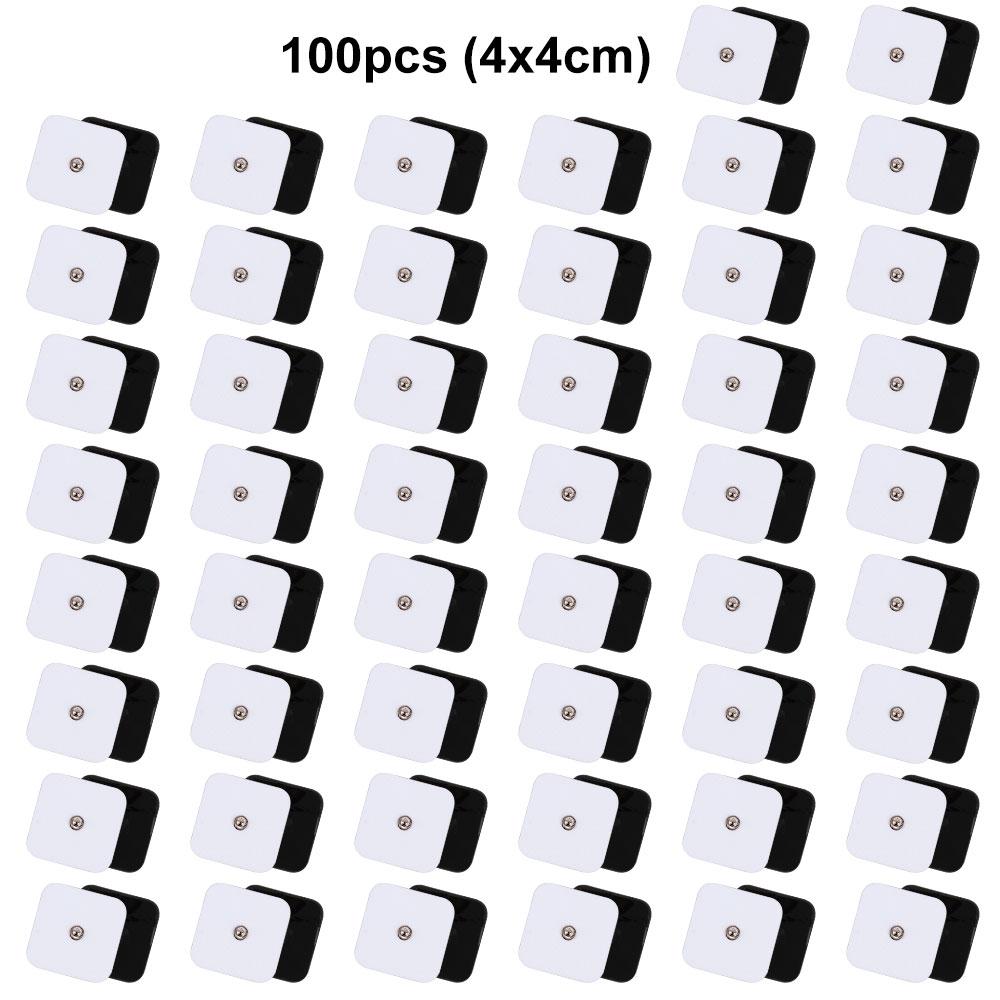 4x4cm/5x5cm Electrode Pads Gel for Tens Acupuncture Physiotherapy Machine Slimming Pulse Ems Muscle Stimulator Massager Sticker