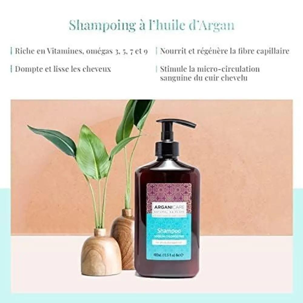 ARGANICARE Natural Hair Care Damaged Hair Shampoo + Conditioner Set 400ml Each