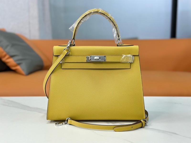 26 New Genuine Leather Women's Bag Palm Pattern Mini 22CM25 Silver Buckle Handbag Single Shoulder Diagonal Cross-border