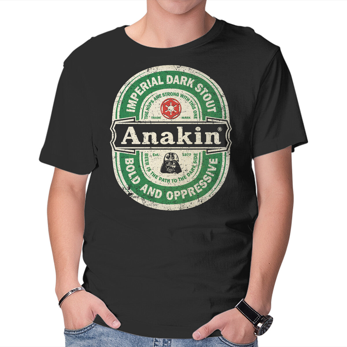 Unisex Crew Neck T-Shirt Imperial Dark Stout Graphic Short Sleeve Casual Tee XXL