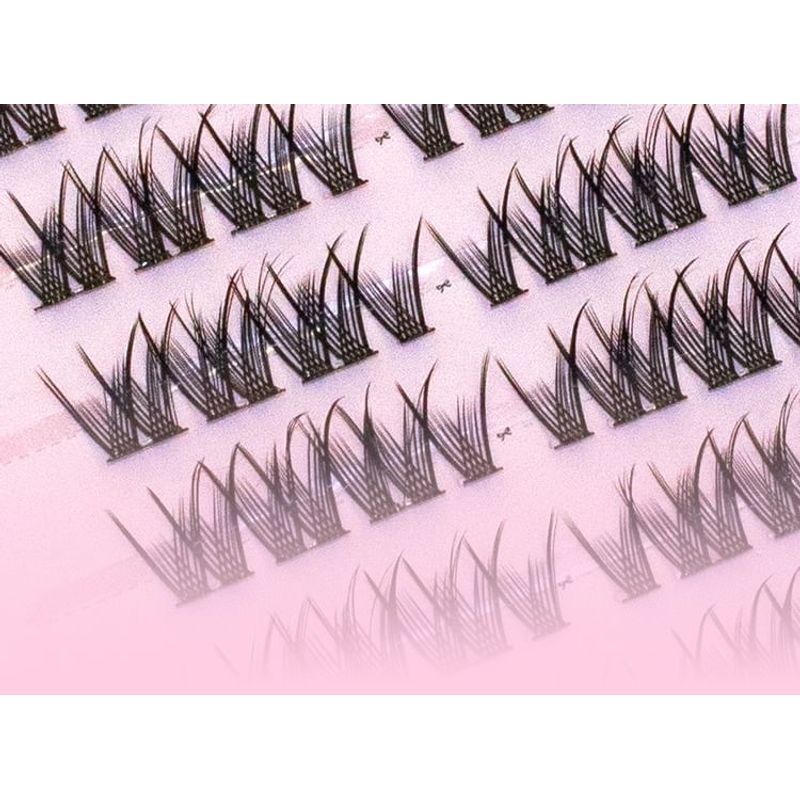 LuxeFlutter - Glue-Free Natural Cluster False Lashes