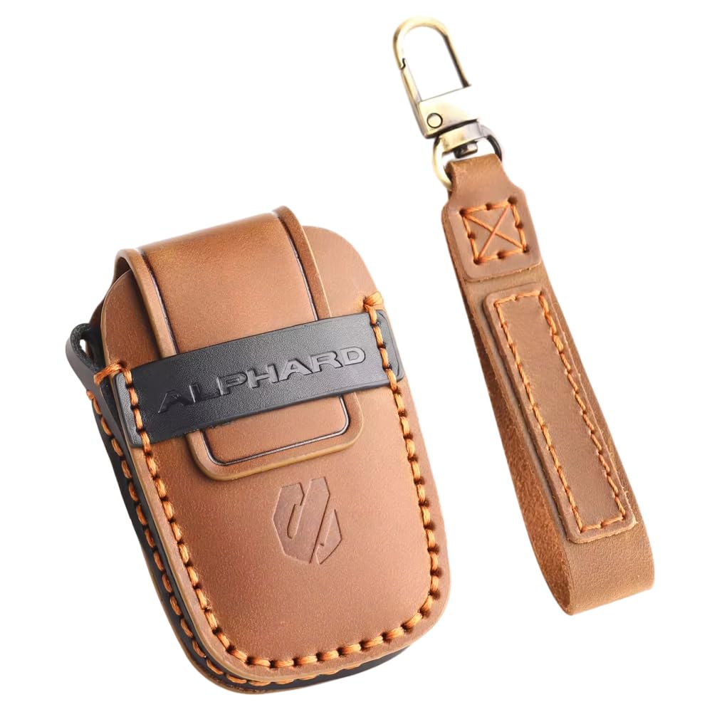 

LEXLEY New Key Case for Toyota ALPHARD 30 Series 40 Series Genuine Leather 5 5 buttons