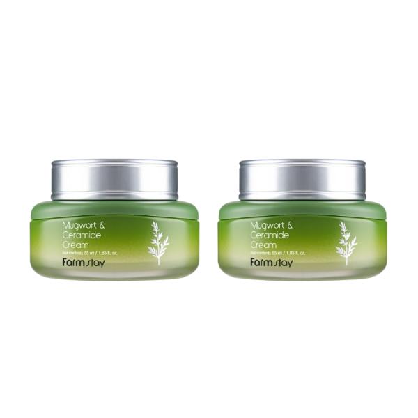 FARM STAY Mugwort & Ceramide Toner 150ml, Emulsion 120ml, Serum 35ml, Cream 55ml (15 Options)