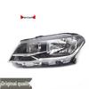 Volkswagen New Santana 2016-2017 Headlight Assembly, White/Black Base