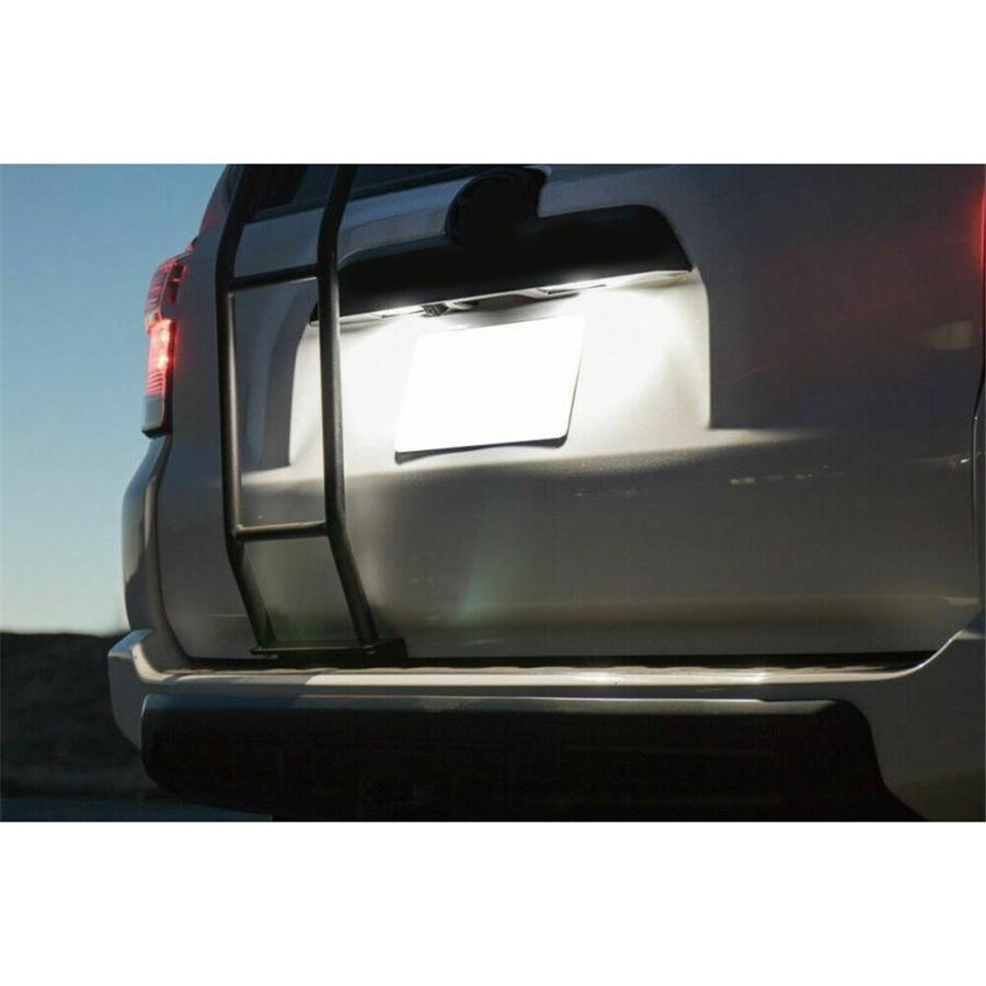 2PCS White LED License Plate Lights For Toyota 4Runner 1996-2020 Sequoia 2008-19