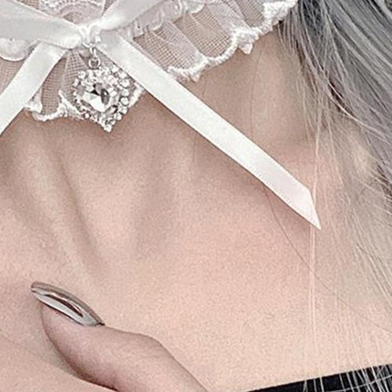 Lolit Choker Necklace Bows Choker Lace Choker Necklace Ribbon Choker Goth Choker Gothic Necklace Lolit Lace Collar