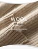 Autumn Winter 2025 Korean-Style Pure Wool Mid-Length Pocket Knit Cardigan for Women - Versatile, Thickened, Lazy Style Sweater Coat