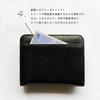 Gisele Mini Wallet, Thin Genuine Leather, Compact, Coin Purse, Skimming Prevention, Box-Shaped, Simple, for Men and Women (Medium Taupe)