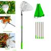 Ergonomic Orchard Fruit Harvester Extendable Poles Stainless Steel Fruit Pickers For Apples Lemon Pear Collection