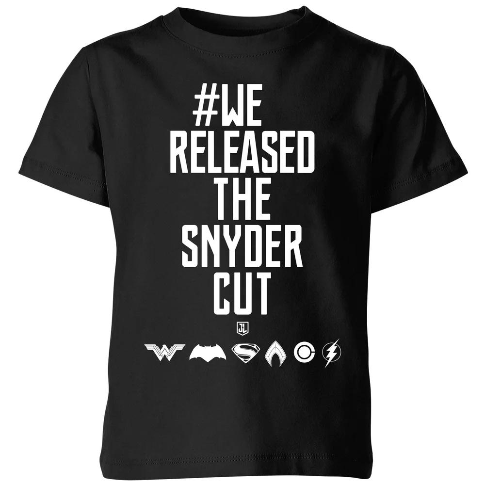 

Justice League We Released The Snyder Cut Kids T-Shirt - Black - 3-4 Years 100