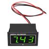 1pc Digital 0.56  LED Display Waterproof Voltmeter DC Voltage Meter Panel (2.5 30V, Green)