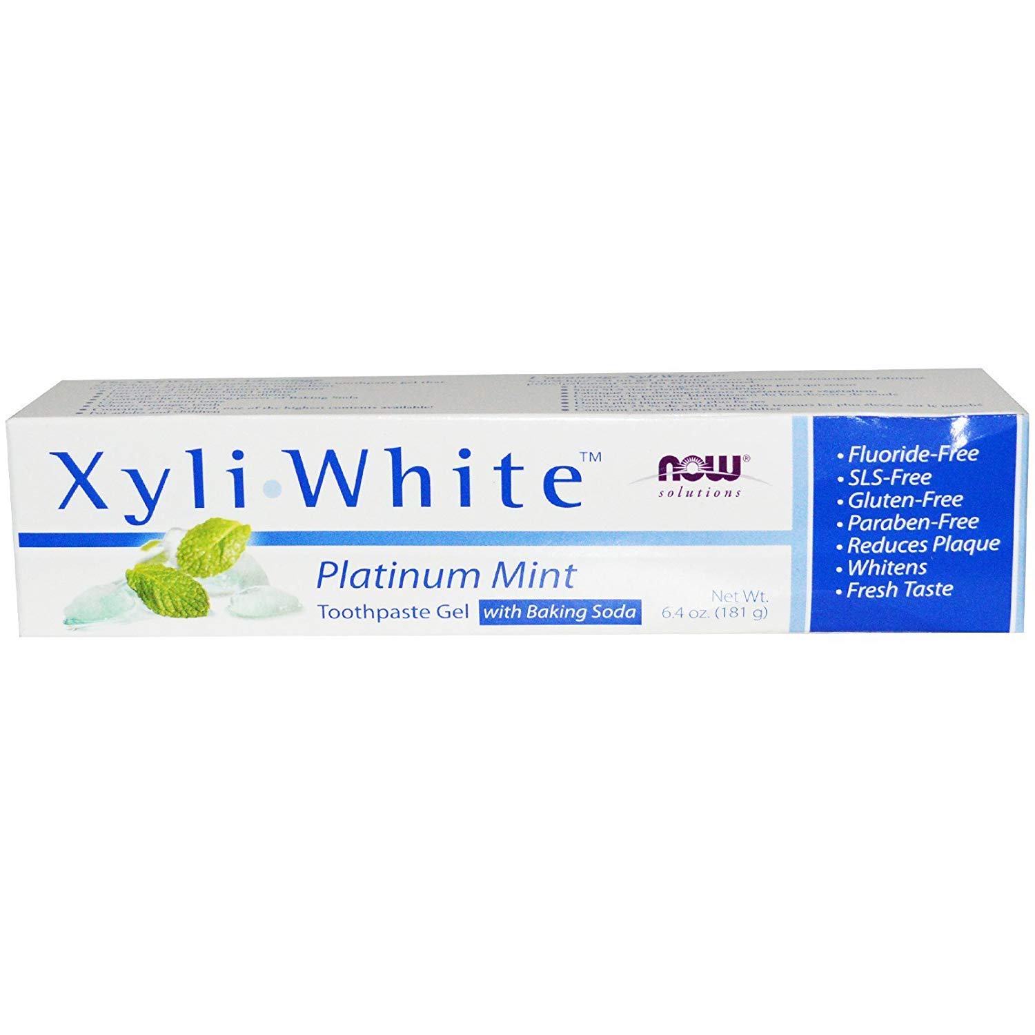 

Зубная паста Now Foods Xyli White, гель, 181 г, без фтора (Платиновый монетный двор) [элемент]