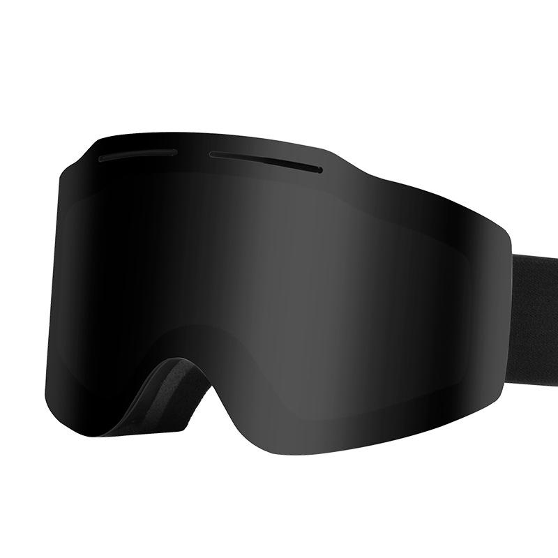 Ski goggles with double-layer anti-fog protection for outdoor sports, snow mountain climbing, UV protection, windproof and snowproof, trendy