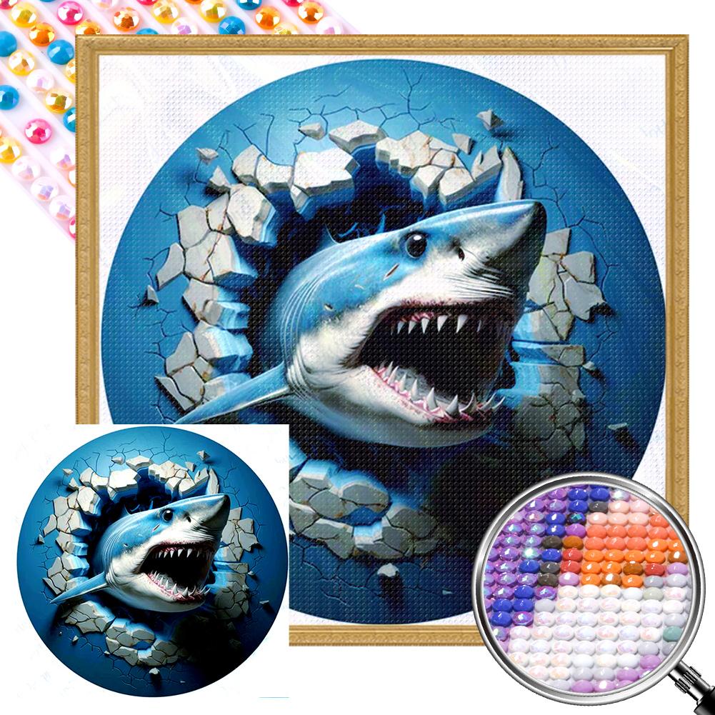 

5D DIY Full Round Drill Partial AB Diamond Painting Animal Kit Home Decoration