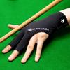 Leichter, atmungsaktiver Drei-Finger-Anti-Rutsch-Billardhandschuh für Snooker und Tischtennis (Einzelpackung)