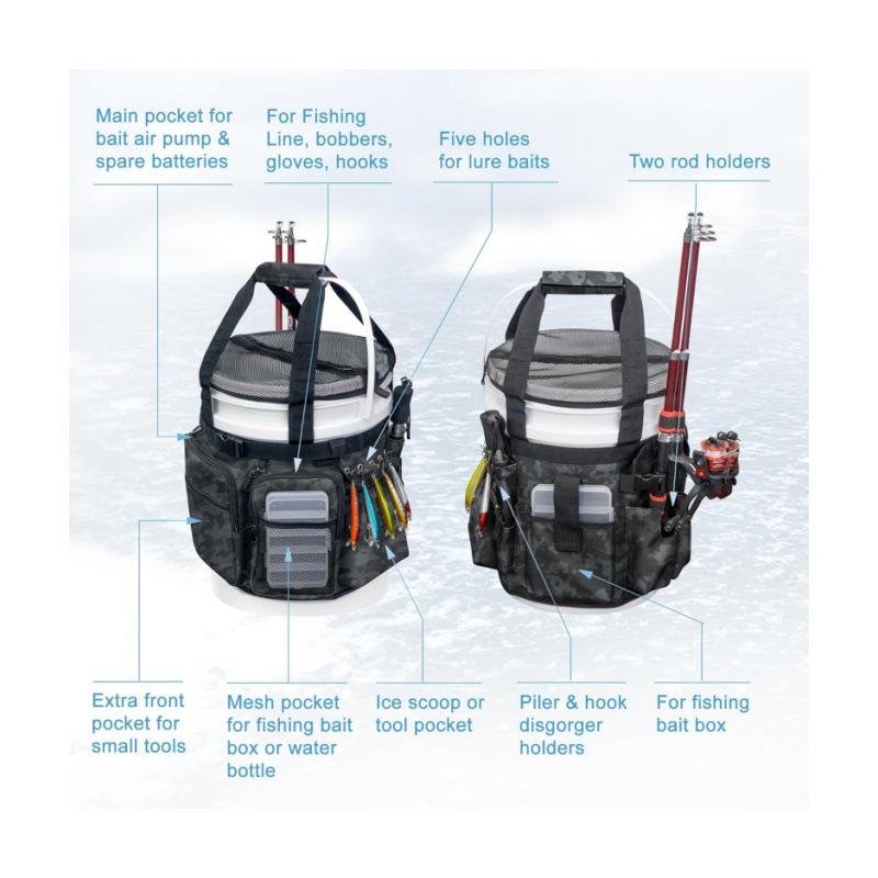Fishing Gear Bag - Outdoor Storage for Rowing Accessories & Equipment