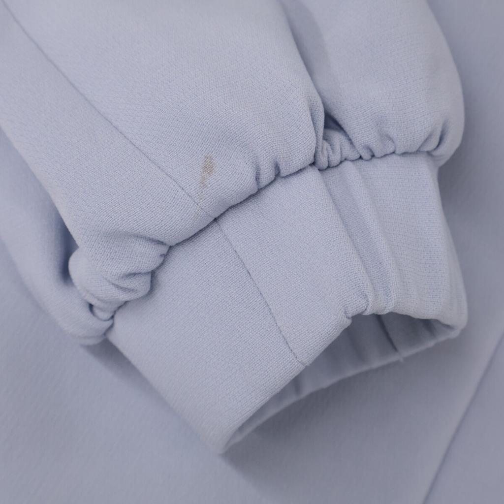 theory luxe [2011] 03-3104116 Row Crepe Karri Zip-Up Blouson Jacket 38 purpleUsed