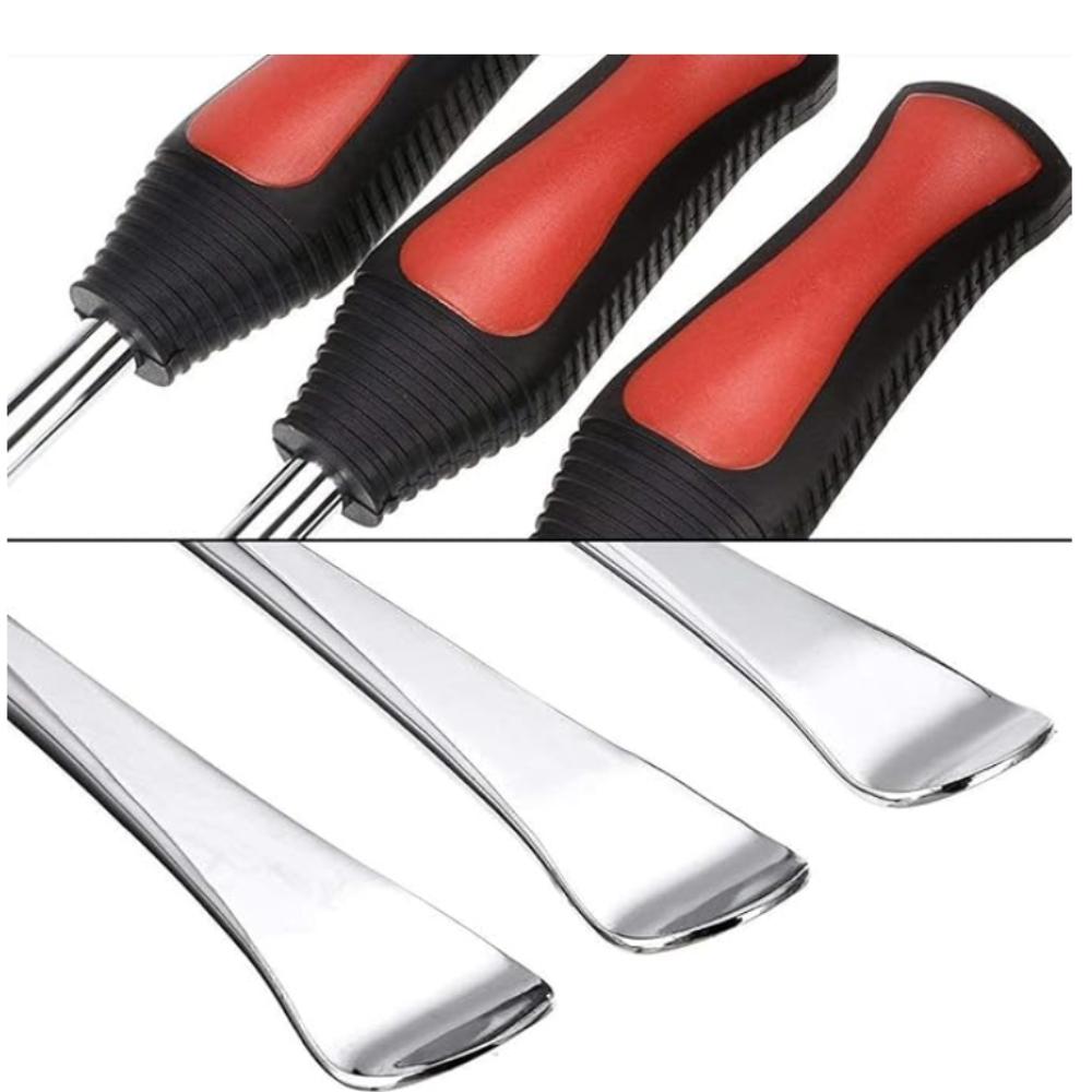 Tyre Lever Tool 3 Tire Lifter with 2 Protective Knobs and 6 Valve Core and Wrench Tire Change Kit Tire Change Tire Change Tire Change