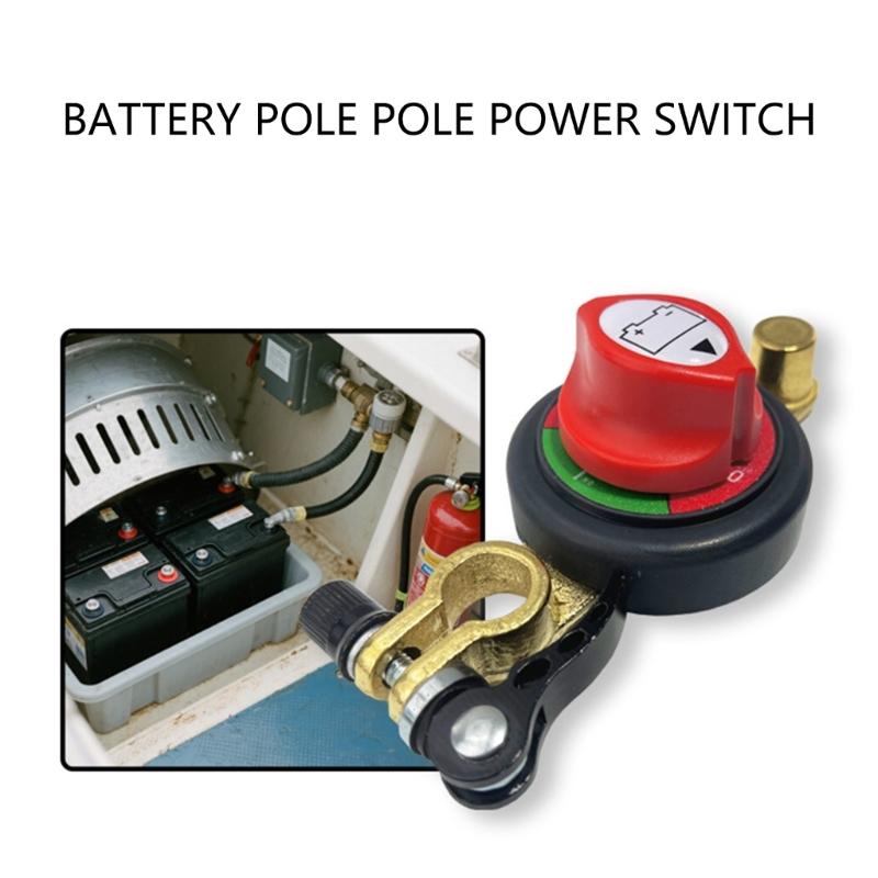 Heavy Duty Battery Disconnect Switches Waterproof Design Suitable For Motorhome Car Boat Campers Electrical Modification